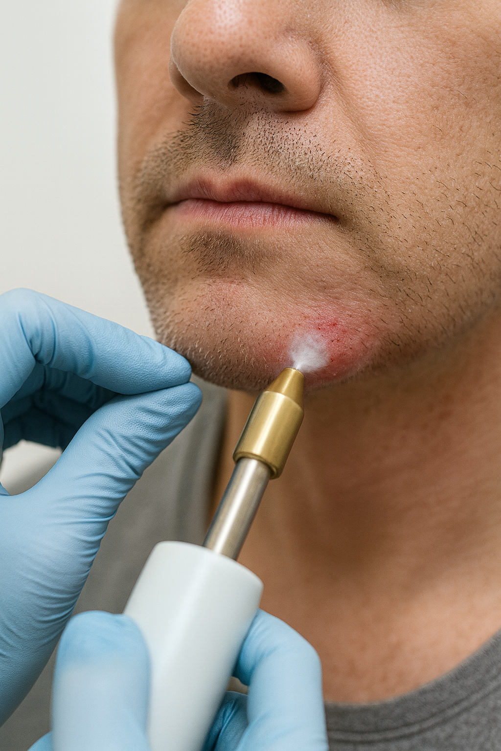 aqui puedes ver como realizamos el tratamiento de crioterapia en Pamplona