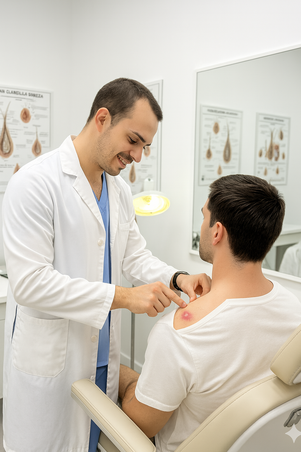 Cirugia del cierre para quiste sebaceo