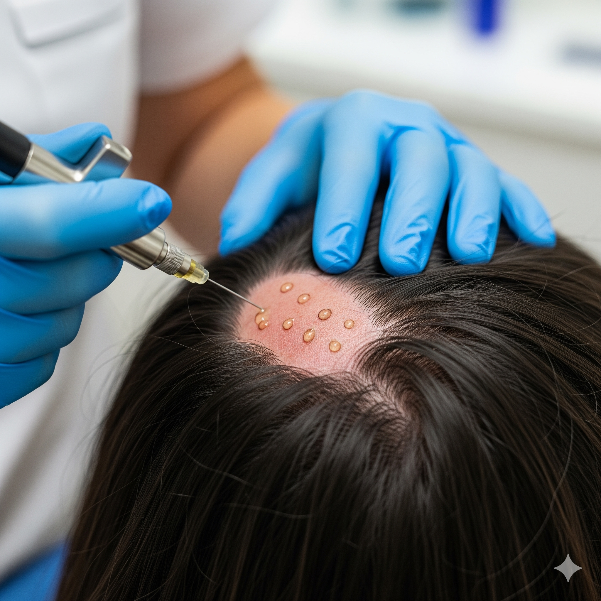 Otro de nuestro tratamiento de mesoterapia capilar en Pamplona