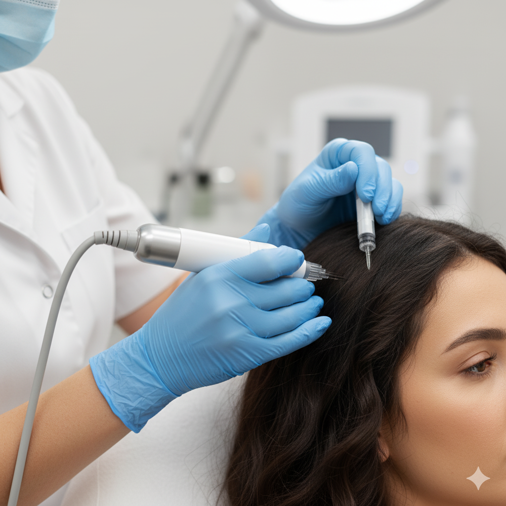 Mesoterapia capilar en Pamplona de mujeres