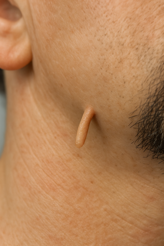 aqui vamos a quitar todas las verrugas filiformes